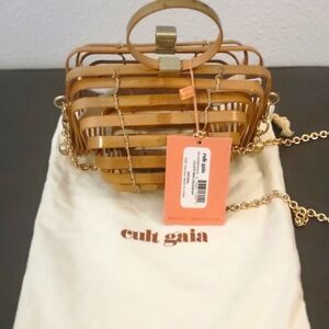 Cult Gaia Lilleth Mini Crossbody, Natural